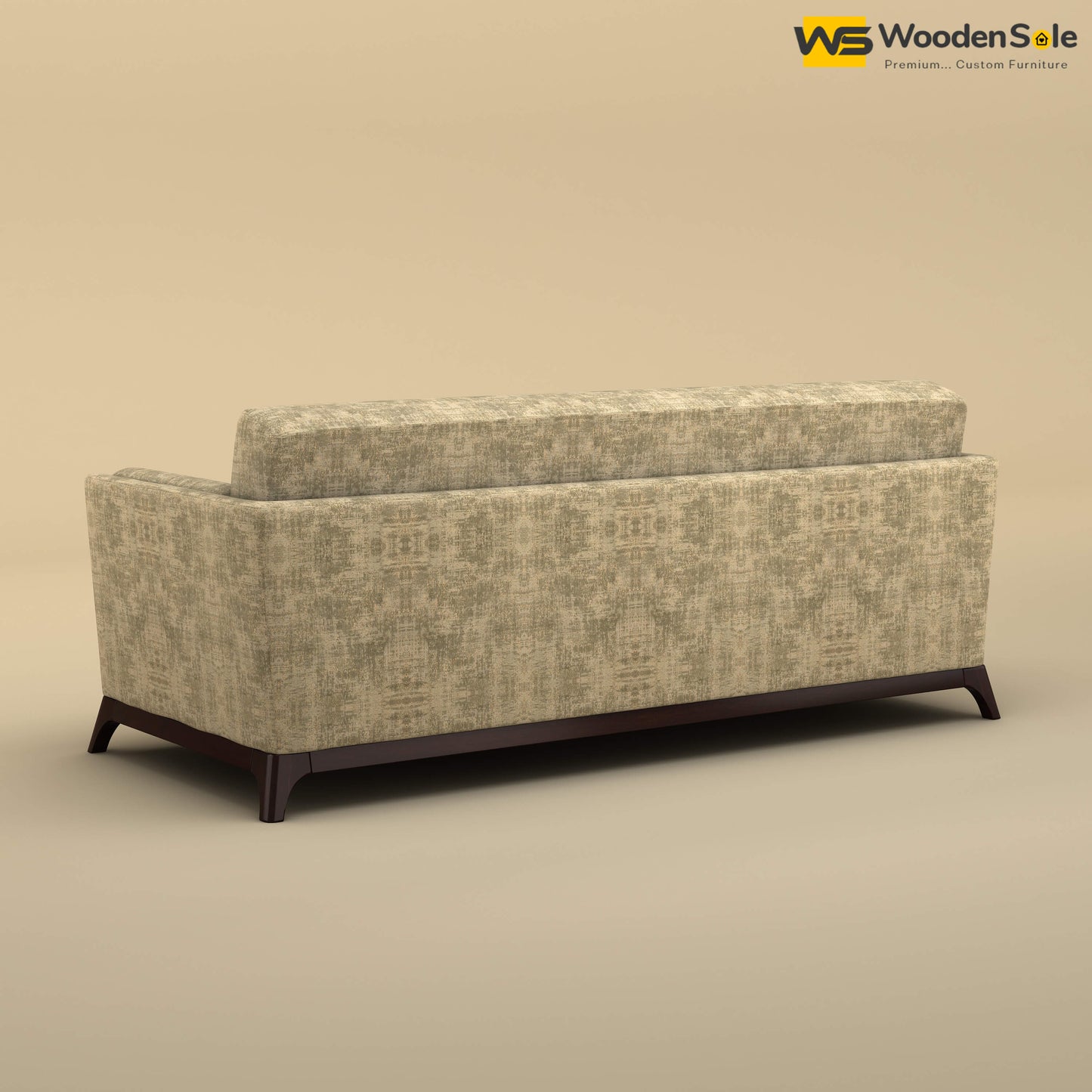 Bruno 3 Seater Sofa (Cotton, Patchy Cream)