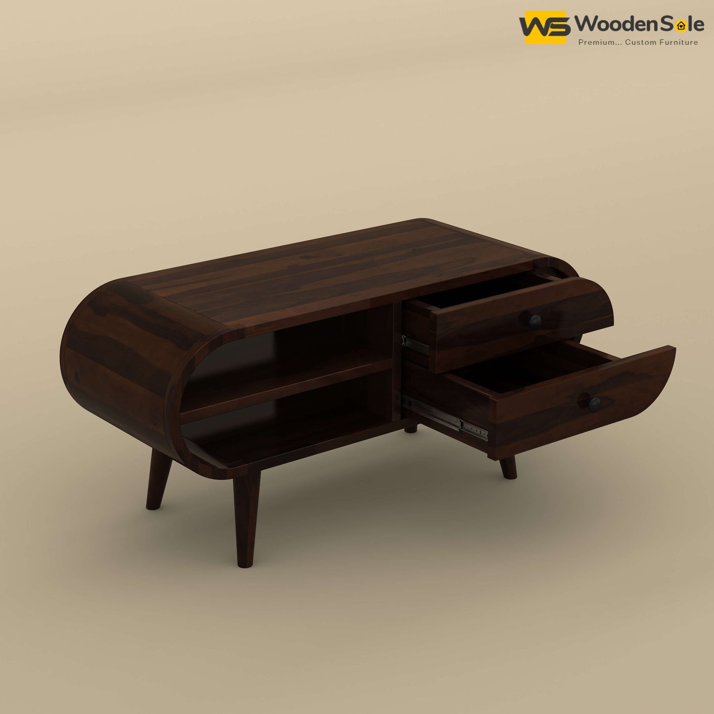 Nuvoca Tv Unit (Walnut Finish)