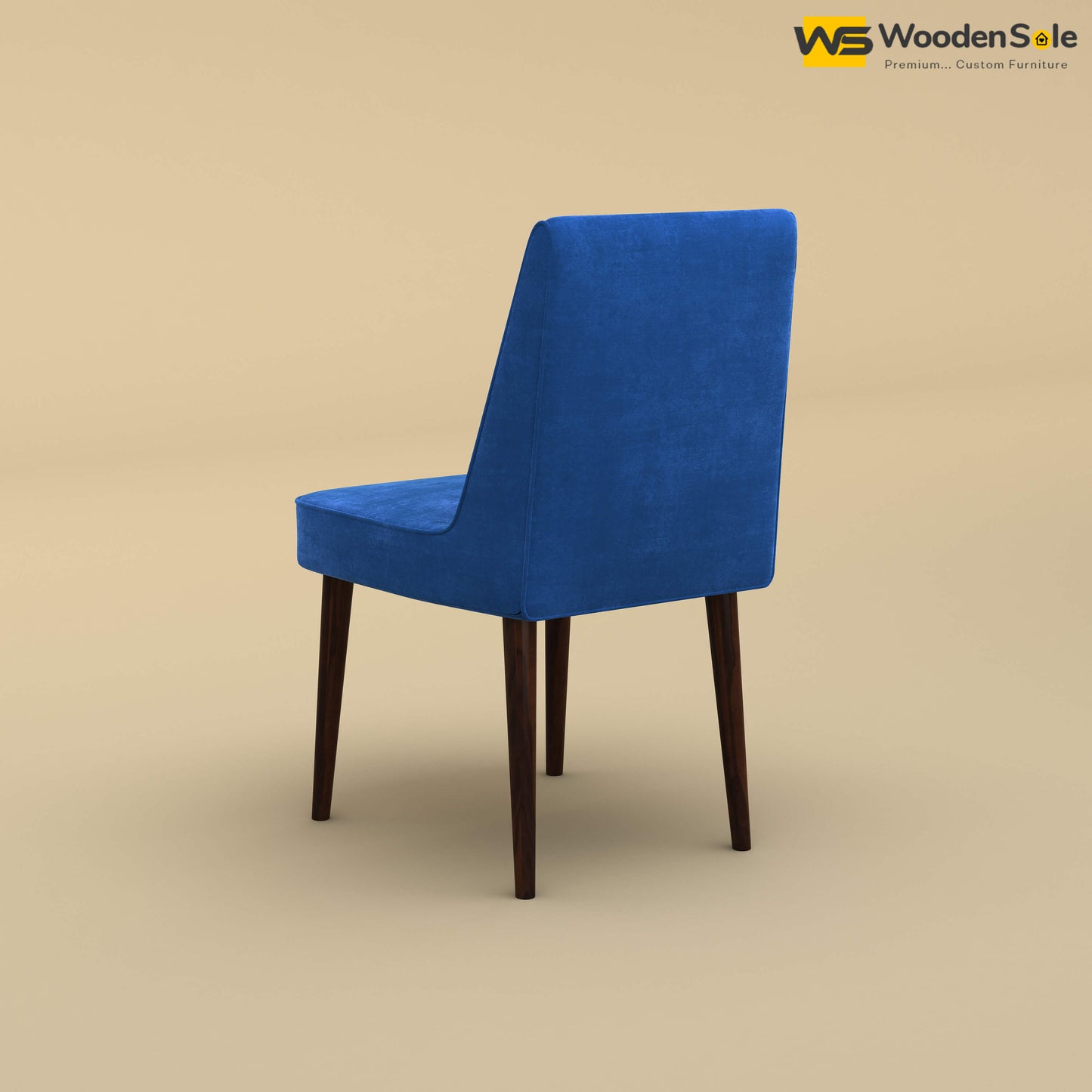 Hardik Dining Chair (Velvet, Royal Blue)
