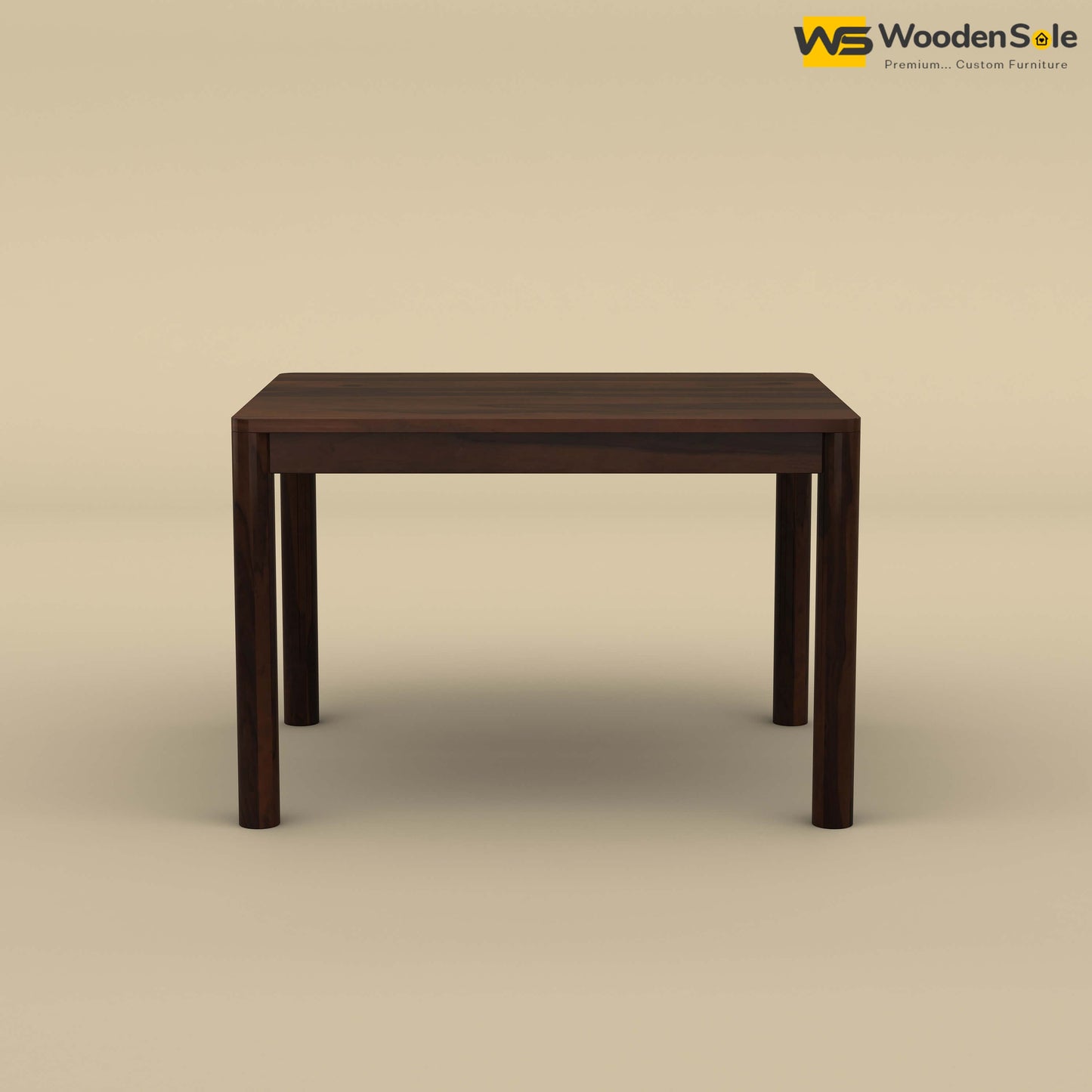 Madrid 4 Seater Dining Table (Walnut Finish)