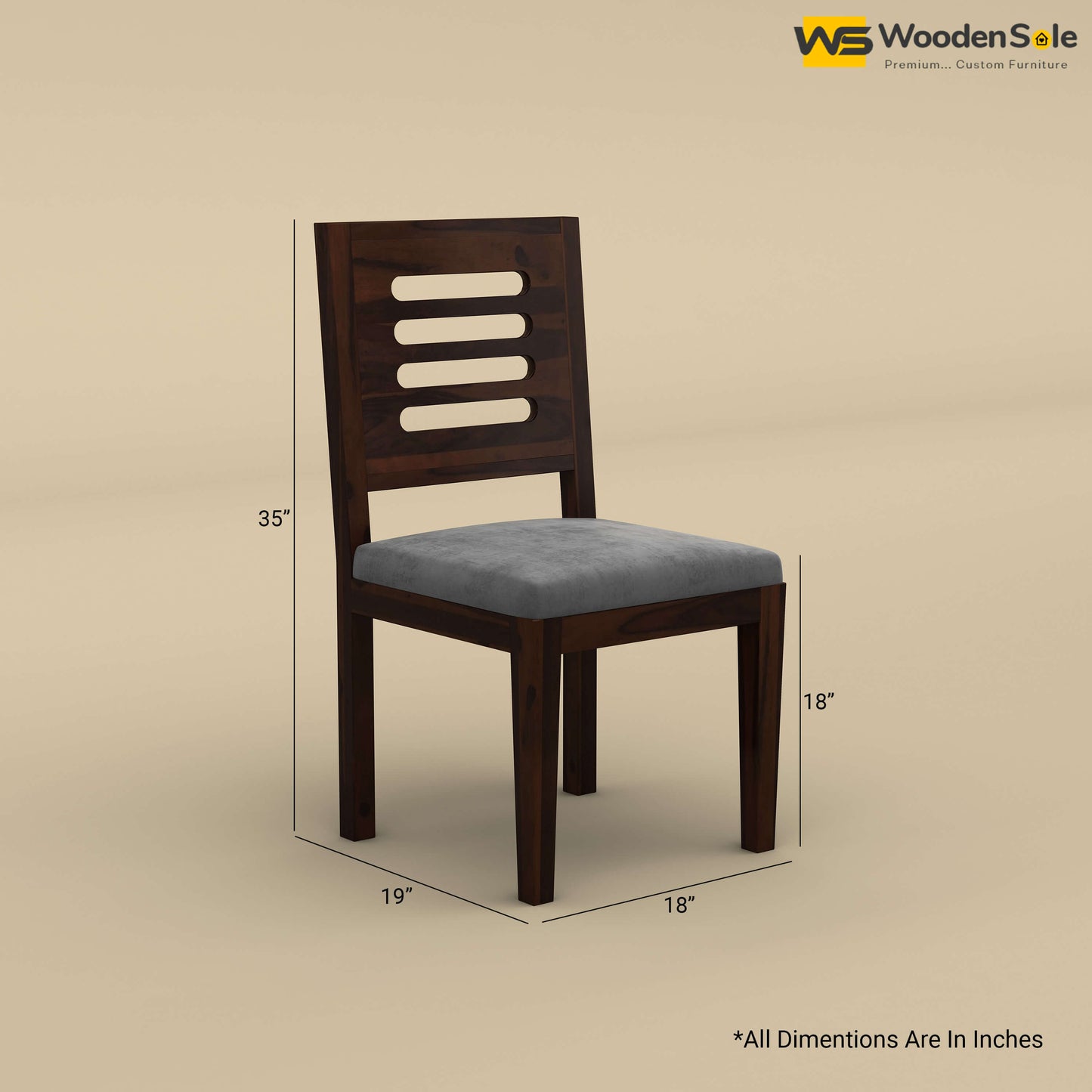 Sheesham Wood 8 Seater Dining Set with Upholstery Chair (Walnut Finish)