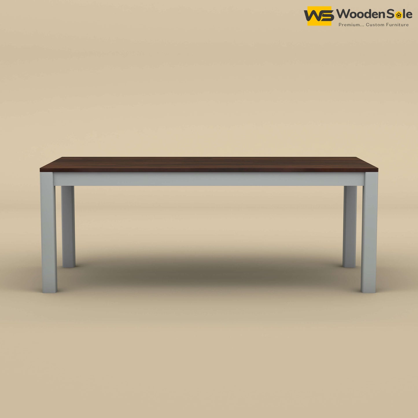 Ashley 8 Seater Dining Table Set (Walnut & Gray Finish)