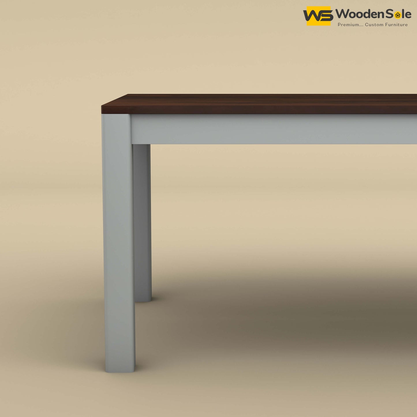Ashley 8 Seater Dining Table Set (Walnut & Gray Finish)