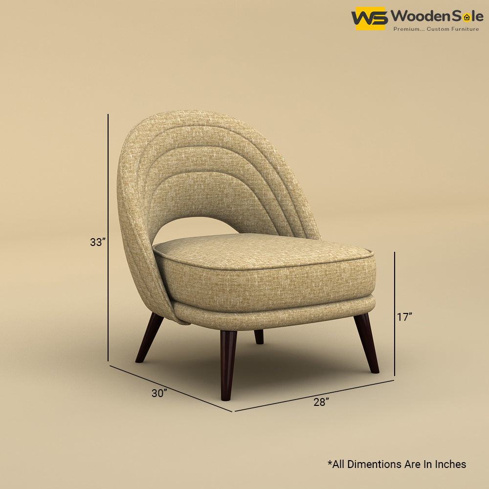Nyra Lounge Chair (Cotton, Faux Cream)