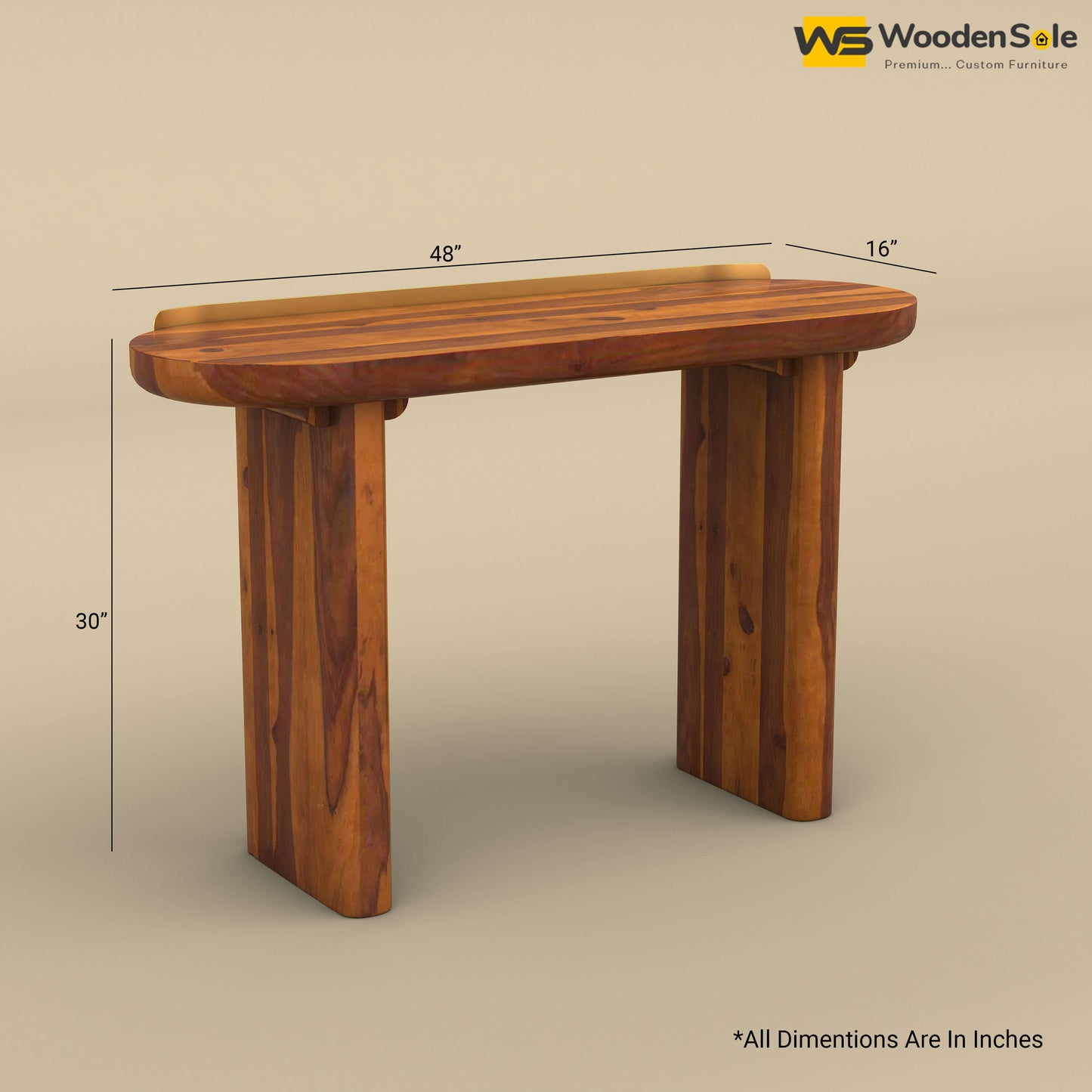 Emma Console Table (Honey Finish)