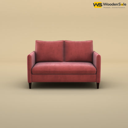 Citron 2 Seater Fabric Sofa (Velvet, Pink)