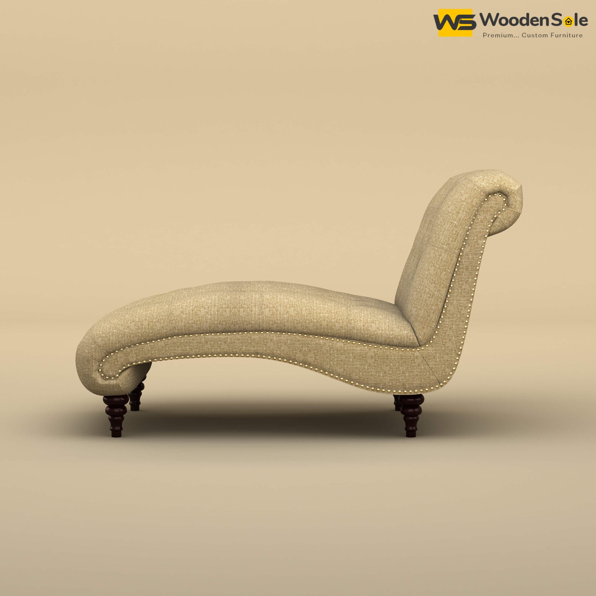 Toronto Chaise Lounge (Cotton, Faux Cream)