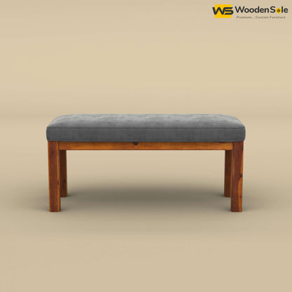 Ashley 6 Seater Dining Table Set with Bench (Honey Finish)