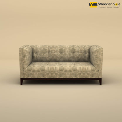 Loren Two Seater Fabric Sofa (Cotton, Patchy Cream)