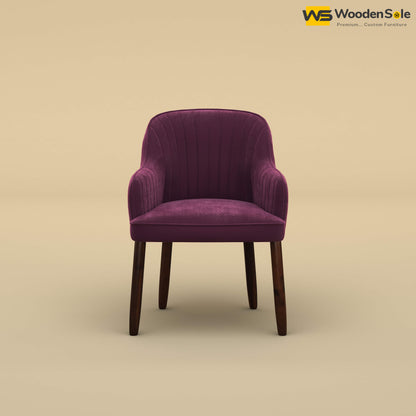 Madrid Dining Chair (Velvet, Dark Purple)