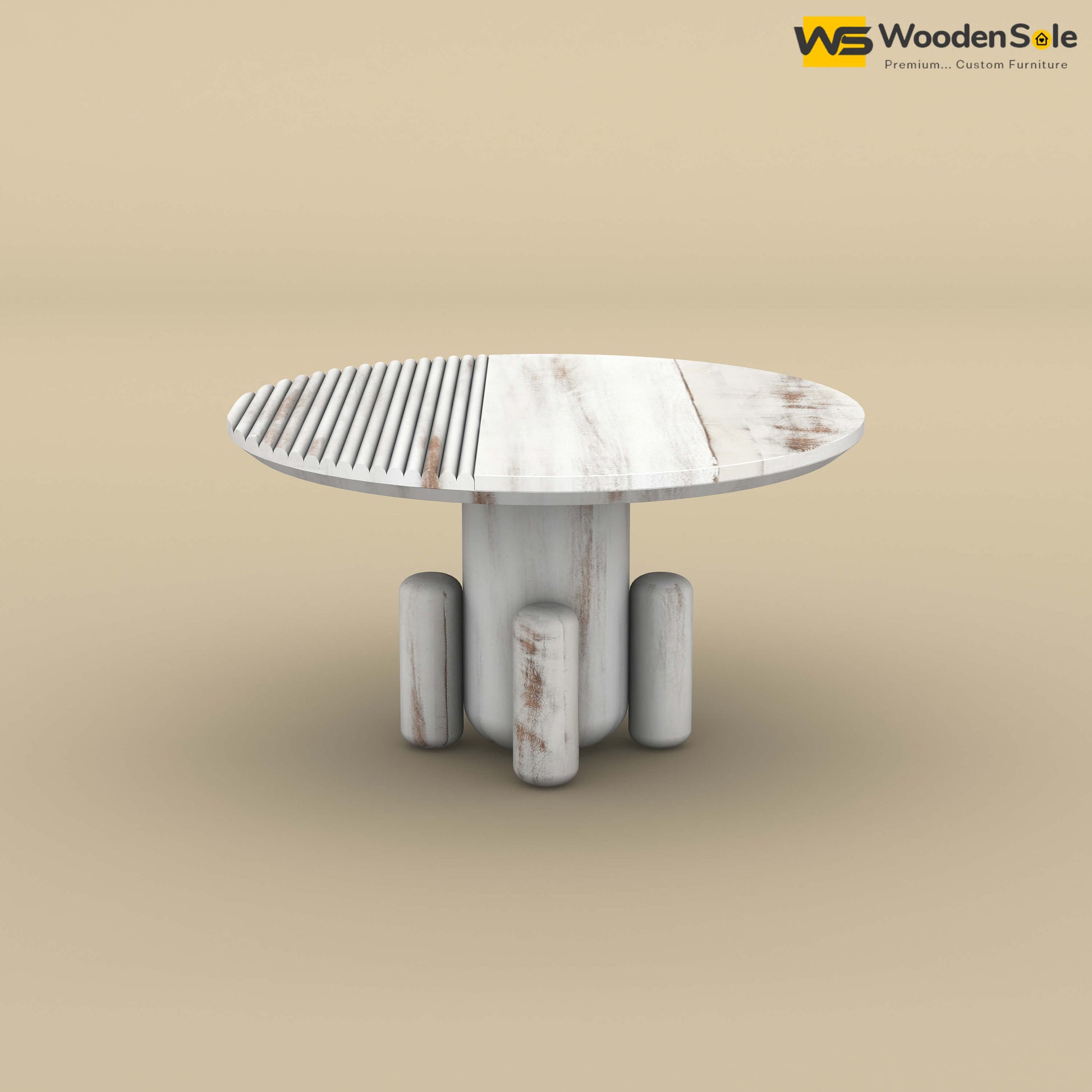 Elena Mango Wood Coffee Table (Distress Finish)
