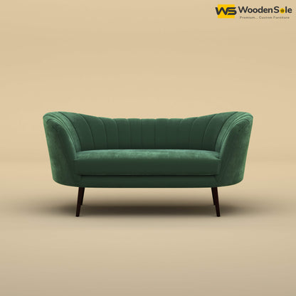 Kiara Chaise Lounge (Velvet, Forest Green)