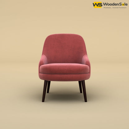 Lawson Lounge Chair (Velvet, Pink)