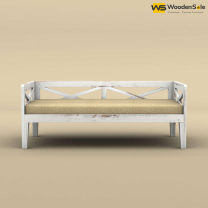 Edward Diwan Bed With Mattress (Distress Finish)