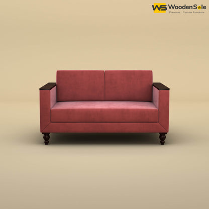 Tivoli 2 Seater Fabric Sofa (Velvet, Pink)