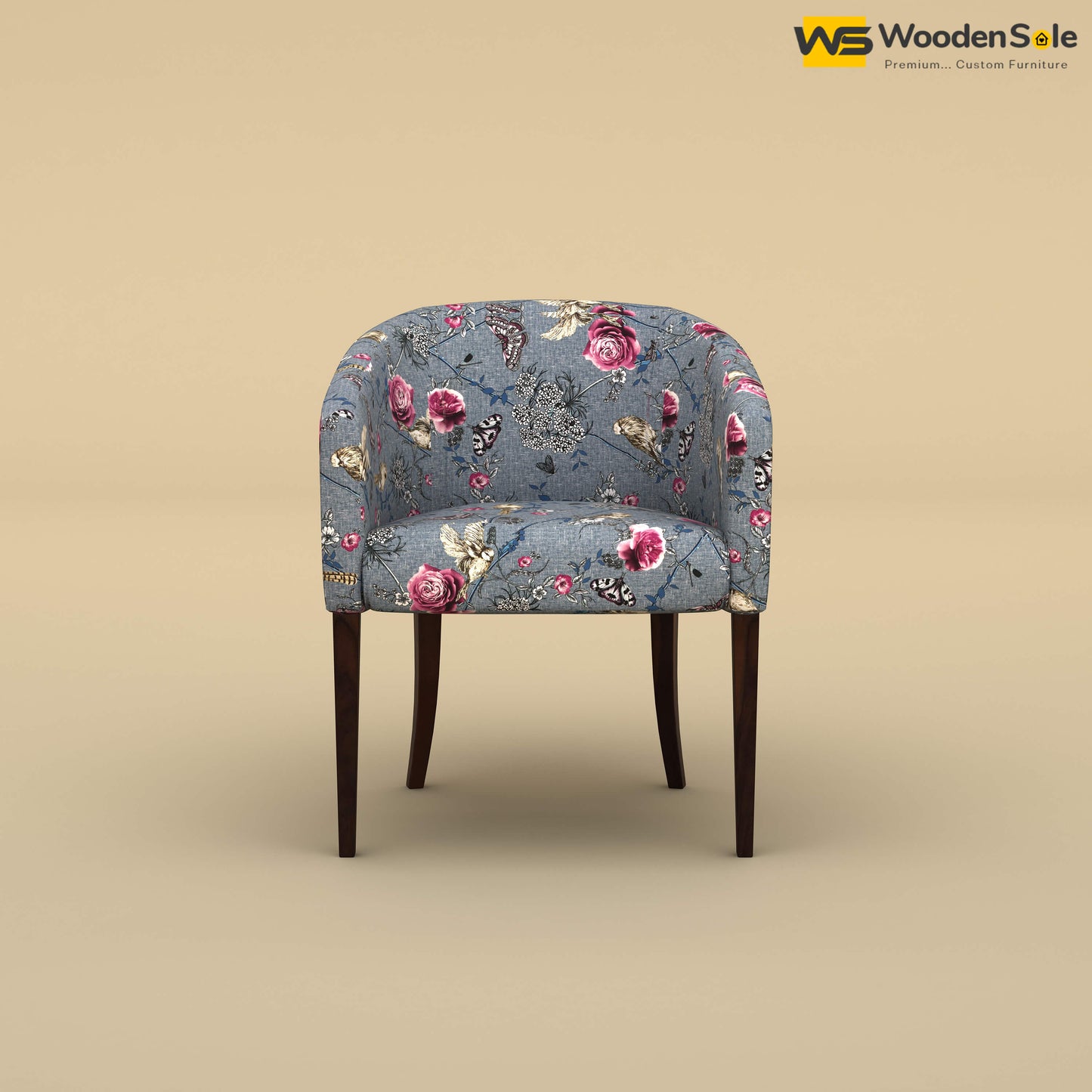 Florence Dining Chair (Cotton, Floral Printed)