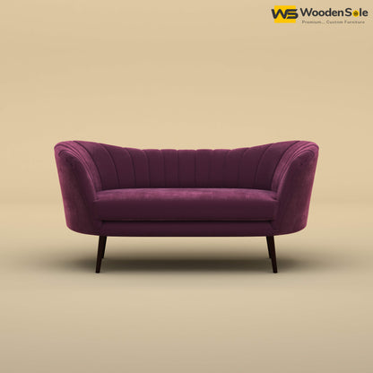 Kiara Chaise Lounge (Velvet, Dark Purple)