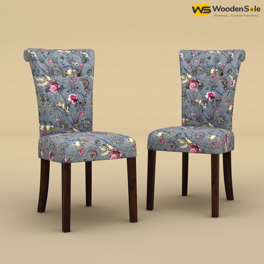 Kia Dining Chairs - Set of 2 (Cotton, Floral Printed)