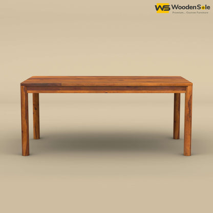 Madrid 6 Seater Dining Table (Honey Finish)
