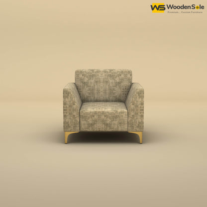 Nayobi 1 Seater Sofa (Cotton, Patchy Cream)