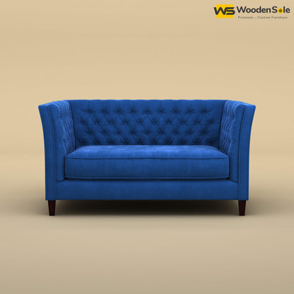 Divit Loveseat (Velvet, Royal Blue)