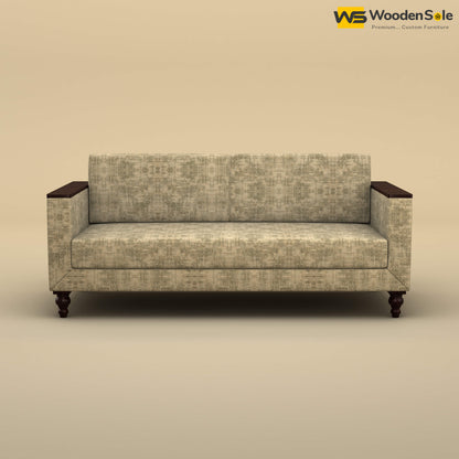 Tivoli 3 Seater Fabric Sofa (Cotton, Patchy Cream)