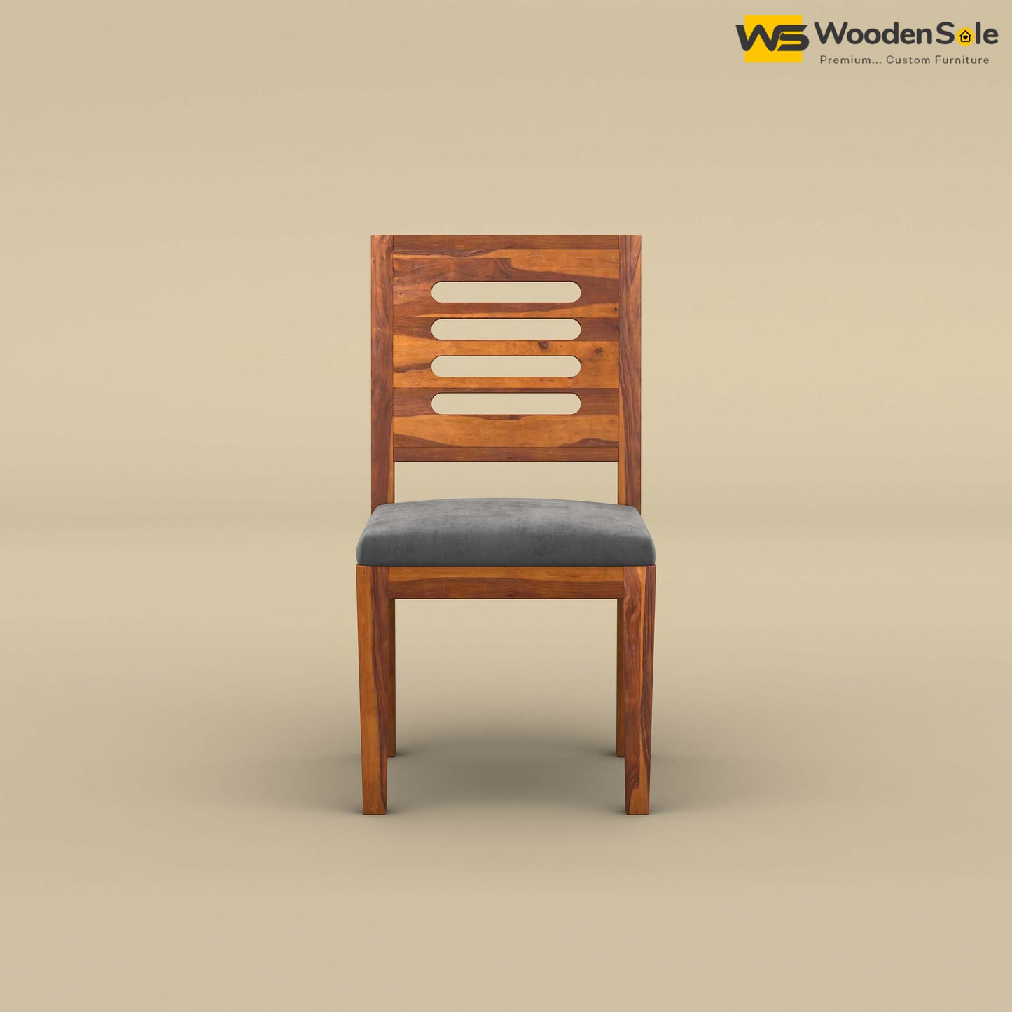 Sheesham Wood 6 Seater Dining Set with Upholstery Chair & Bench (Honey Finish)