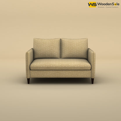 Citron 2 Seater Fabric Sofa (Cotton, Faux Cream)