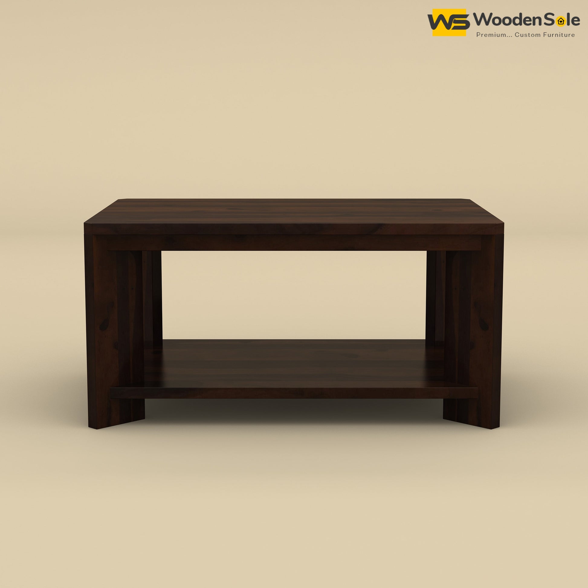 Wooden Coffee Table (Walnut Finish)