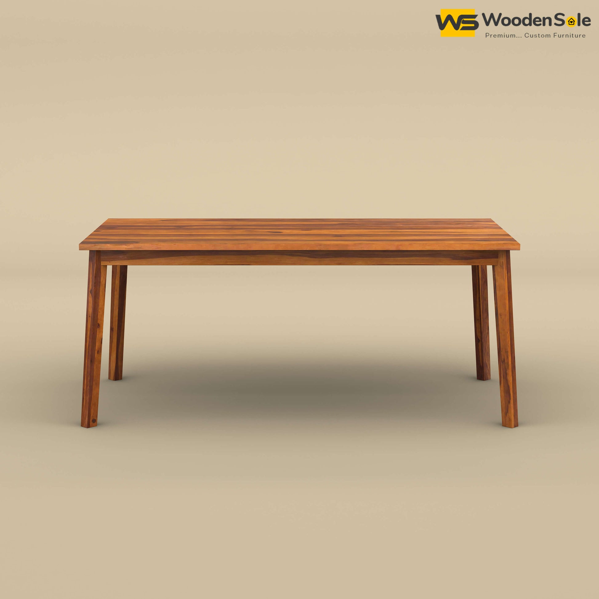 Kia 6 Seater Dining Set (Honey Finish)