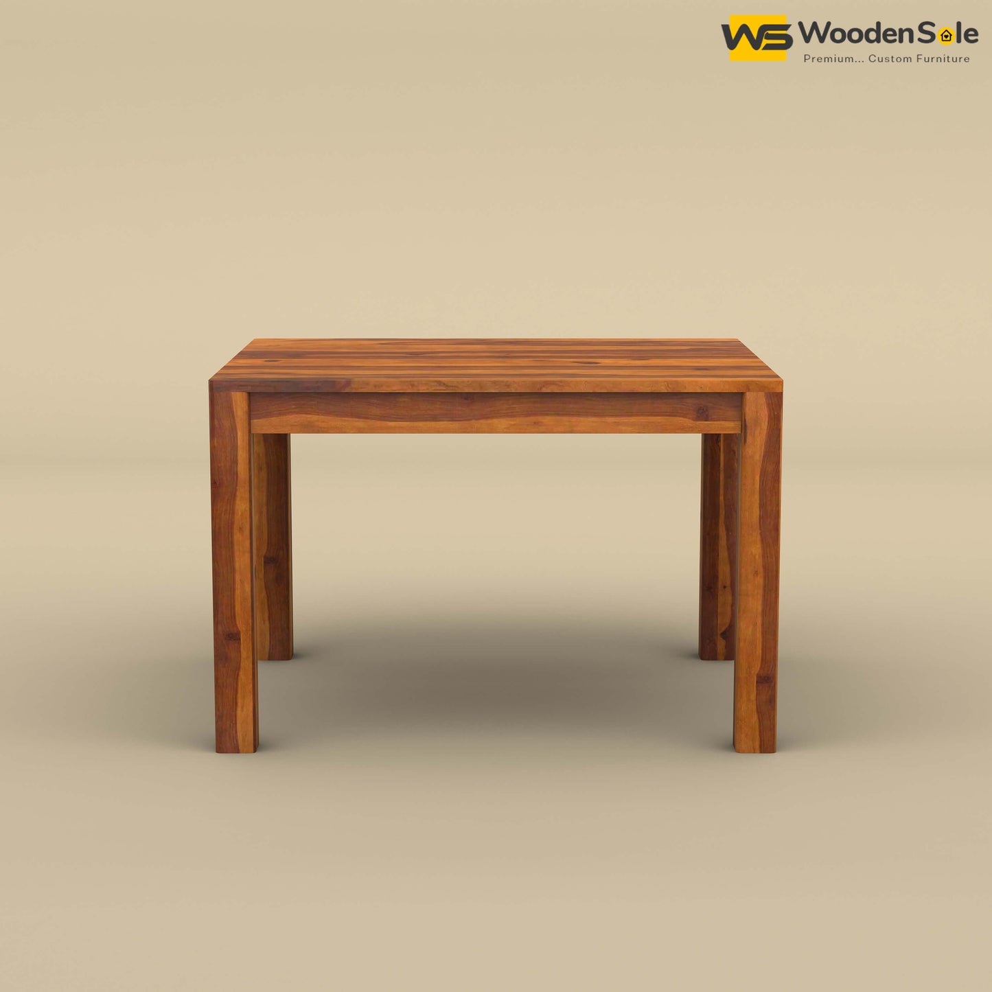 Ashley 4 Seater Dining Table Set (Honey Finish)