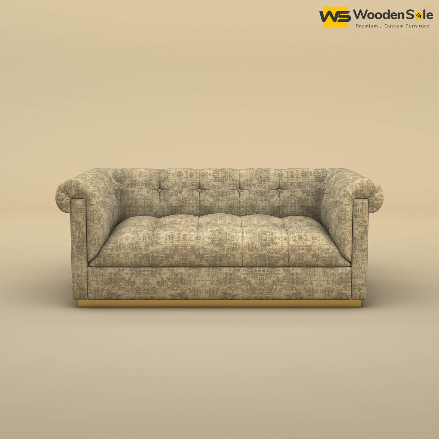 Morrison 2 Seater Fabric Sofa (Cotton, Patchy Cream)