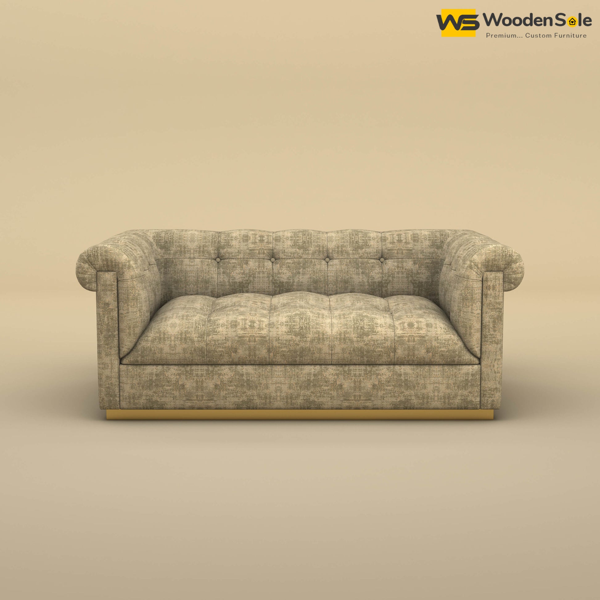Morrison 2 Seater Fabric Sofa (Cotton, Patchy Cream)