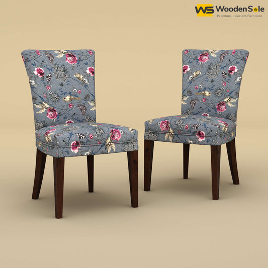 Bently Dining Chairs - Set of 2 (Cotton, Floral Printed)