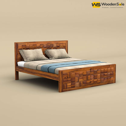 Diamond Without Storage Bed (Honey Finish)