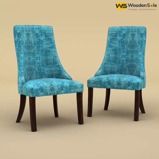 Dublin Dining Chairs - Set of 2 (Cotton, Teal Blue)