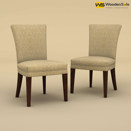 Bently Dining Chairs - Set of 2 (Cotton, Faux Cream)