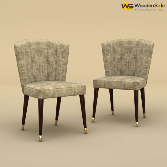 Julia Dining Chairs - Set of 2 (Cotton, Patchy Cream)