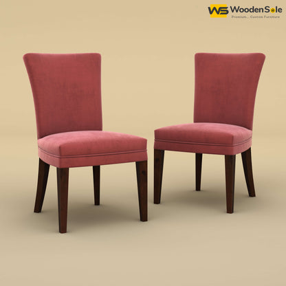 Bently Dining Chairs - Set of 2 (Velvet, Pink)