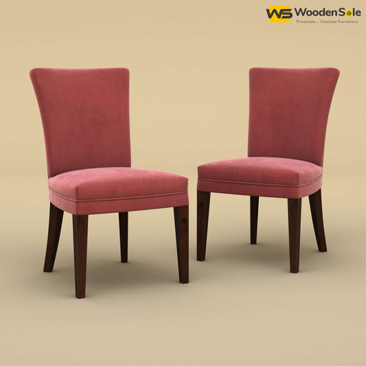 Bently Dining Chairs - Set of 2 (Velvet, Pink)