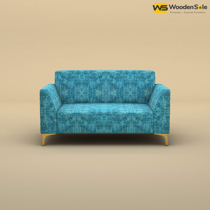 Nayobi 2 Seater Sofa (Cotton, Teal Blue)