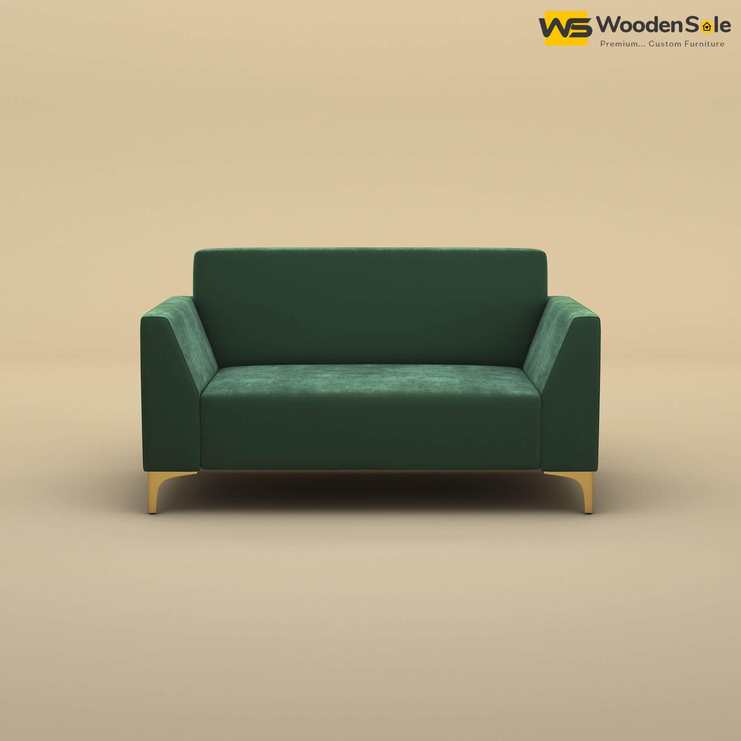 Nayobi 2 Seater Sofa (Velvet, Forest Green)