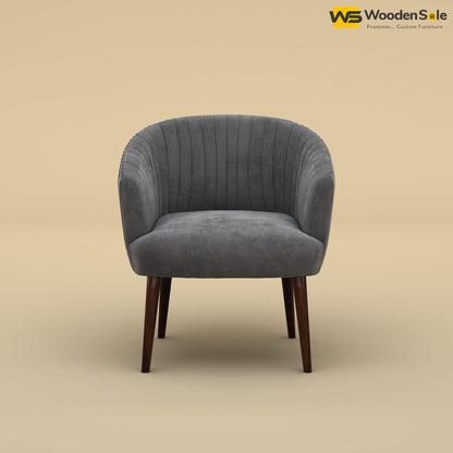 Parker Dining Chair (Velvet, Charcoal Gray)