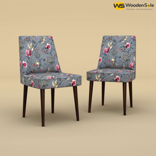 Hardik Dining Chairs - Set of 2 (Cotton, Floral Printed)