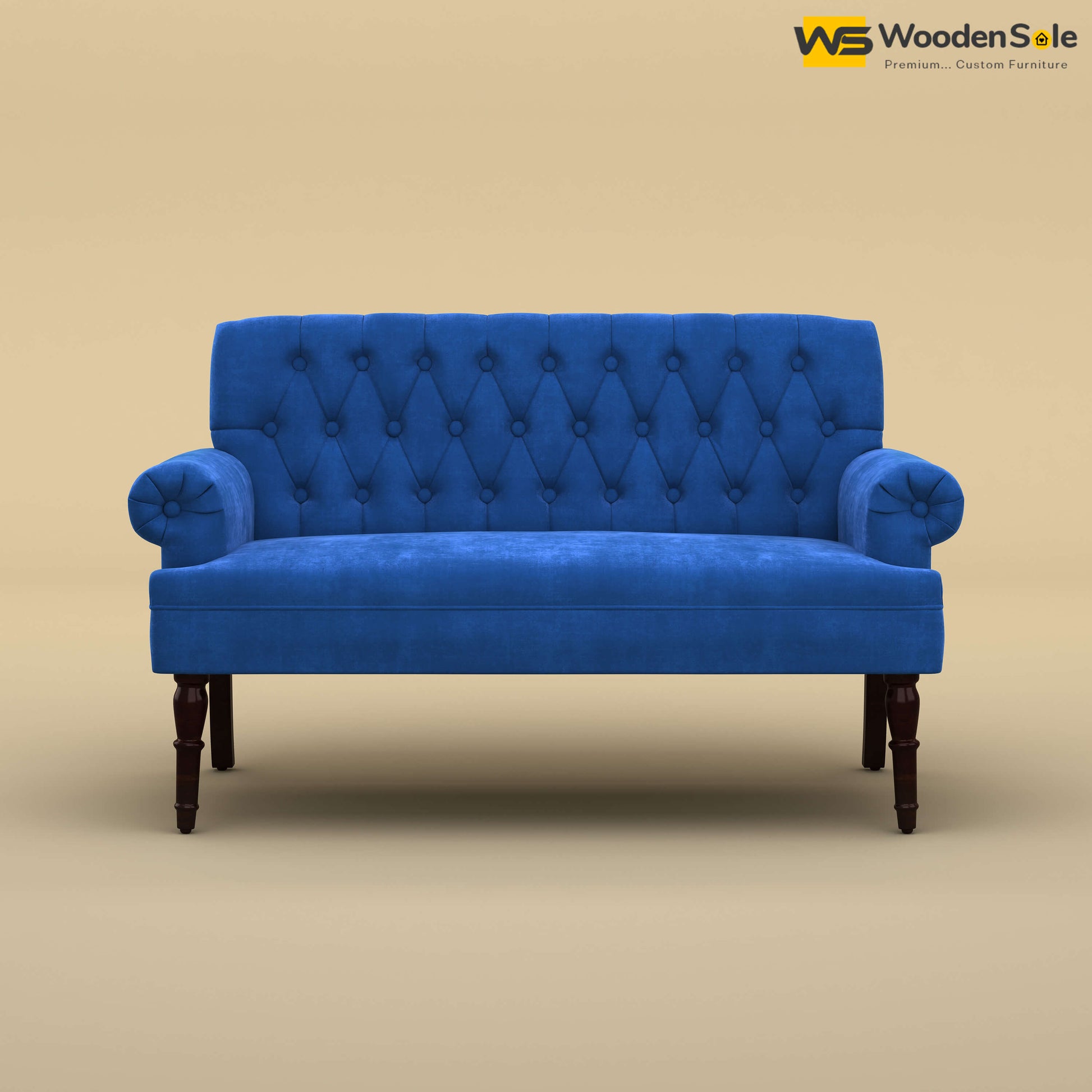 Chetas Love Chair (Velvet, Royal Blue)
