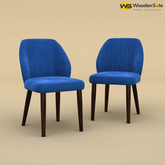 Norway Dining Chairs - Set of 2 (Velvet, Royal Blue)