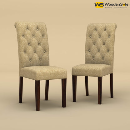 Elliot Dining Chairs - Set of 2 (Cotton, Faux Cream)