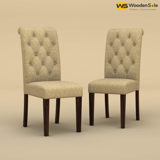 Elliot Dining Chairs - Set of 2 (Cotton, Faux Cream)