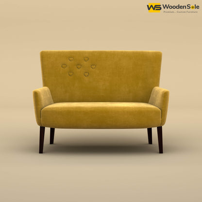 Dil Loveseat (Velvet, Mustard Yellow)