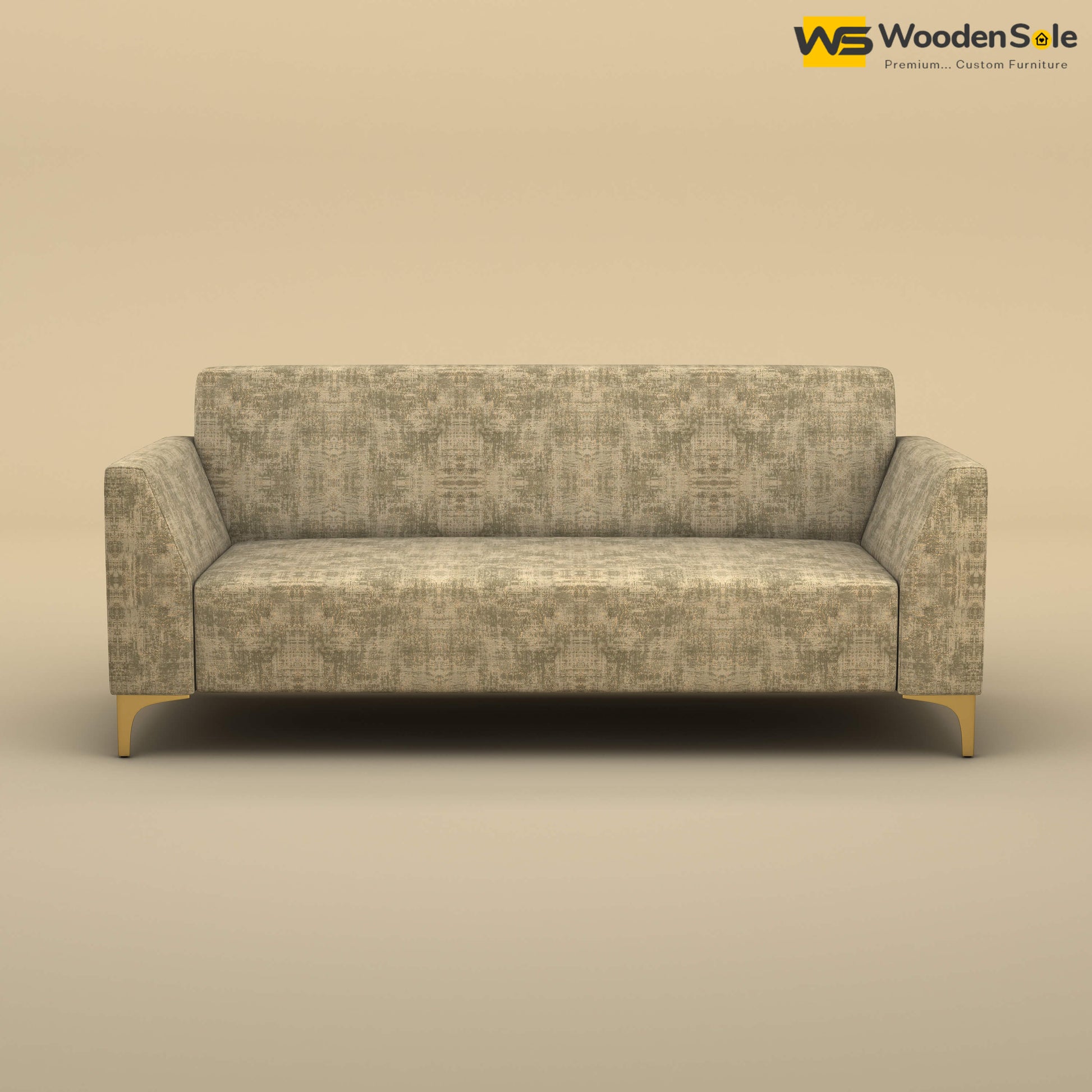 Nayobi 3 Seater Sofa (Cotton, Patchy Cream)